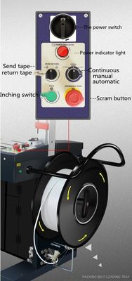 Máquina de amarração totalmente automática para têxteis e caixas de cartão A combinação perfeita