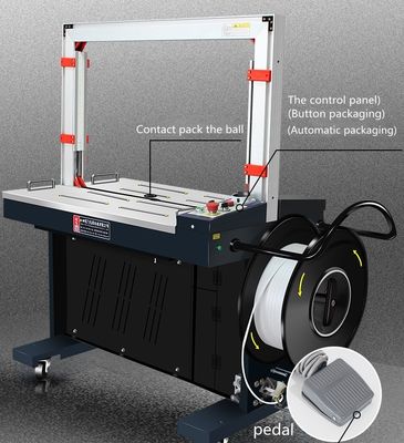 Máquina de amarração totalmente automática para têxteis e caixas de cartão A combinação perfeita