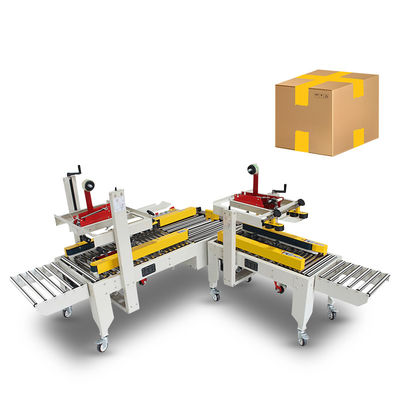 Lojas de vestuário Máquina de vedação automática de cartão erector com aba de dobragem superior e linha de embalagem de cartão paletizador