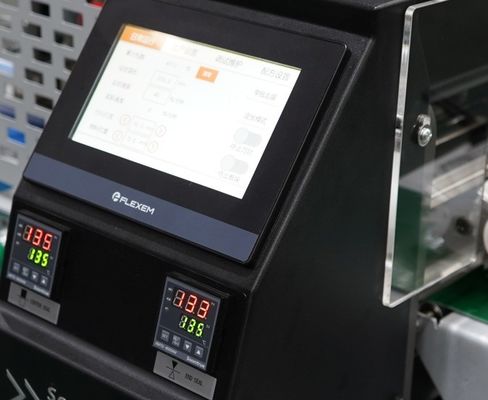 Máquina automática de embalagem de almofadas de 220V para bar, cosméticos, sabonetes, talheres, linhas elétricas de algodão