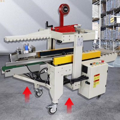 Máquina de vedação de embalagens de cartão de direita e esquerda Aplicar Altura de cartão 90-420mm