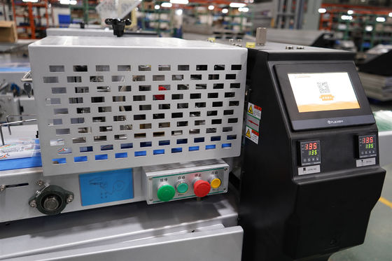 Máquina de embalagem de fluxo de sacos de vedação horizontal com almofada de grau automático multifunção