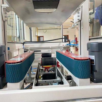 1900x2080x1492mm Linha de embalagem semiautomática Cartão Erguendo Máquina de vedação de formação