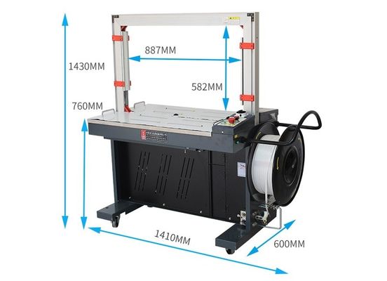 1400*600*1430MM Caixa semiautomática para fazer cinturão de embalagem