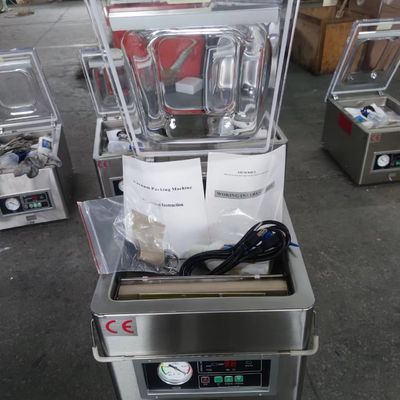 Máquina de embalagem a vácuo semiautomática DZ260 para conservação de alimentos e ovos