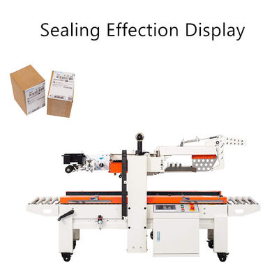 Tabela de trabalho 600-700 mm Flaps Folding Carton Sealing Machine com velocidade de vedação de 28m/min