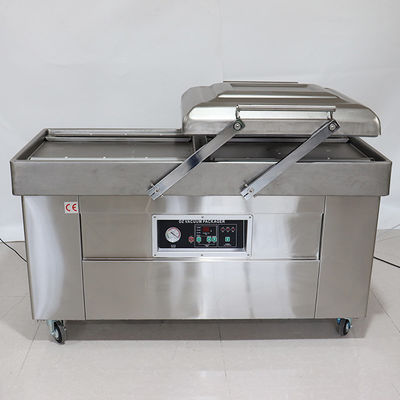 Máquina de embalagem a vácuo para feijão de arroz e nozes embalagem de vedação automática de dupla cavidade