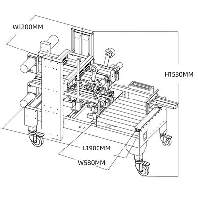 Palletizer robótico totalmente automático acionado por pneumática para soluções de embalagem de vestuário