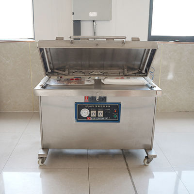 Material de embalagem de plástico Dz400 Máquina de embalagem a vácuo grande para embalagem a vácuo de caju