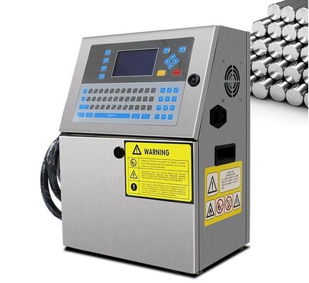 Impressora automática de carimbo de data CIJ para sacos/garrafas de plástico para animais de estimação em lojas de alimentos e bebidas