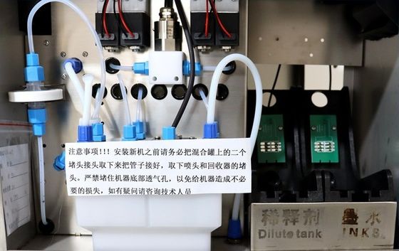 Impressora automática de carimbo de data CIJ para sacos/garrafas de plástico para animais de estimação em lojas de alimentos e bebidas