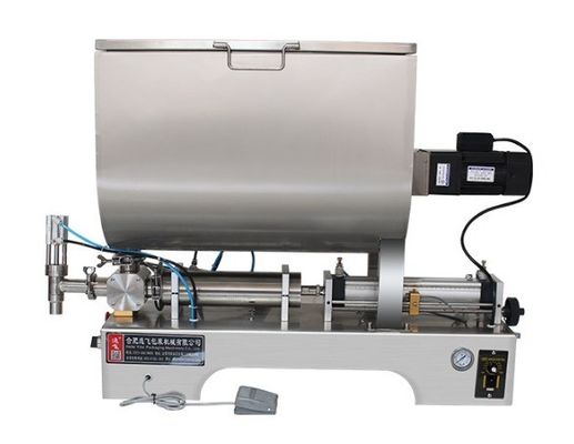 Máquina de enchimento de casca de pizza de tomate movida a eletricidade do tipo U com saco de 80L