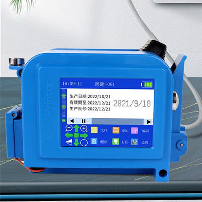 Impressora portátil mini de bolso portátil de jato de tinta para embalagens de plástico