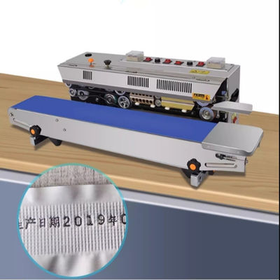 810*395*300mm Tamanho Máquina de vedação de sacos a motor elétrico para necessidades de vedação horizontal