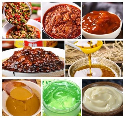 Garrafa de vidro Salsa Maionese Mel Molho de Amendoim Molho de Chili Ketchup máquina de enchimento
