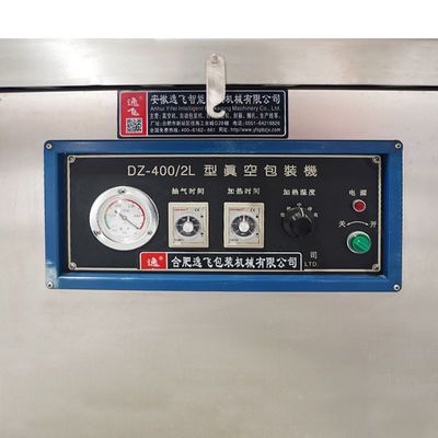 Máquina de embalagem a vácuo de batatas fritas de câmara única DZ400 Saco grande vertical