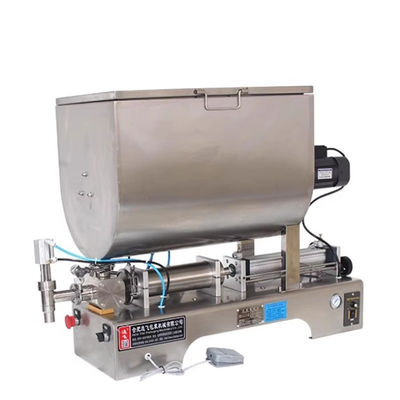 1100*480*800 mm Máquina de enchimento pneumática horizontal para molho de aço inoxidável 304
