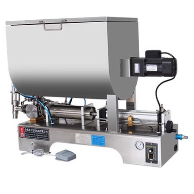 1100*480*800 mm Máquina de enchimento pneumática horizontal para molho de aço inoxidável 304