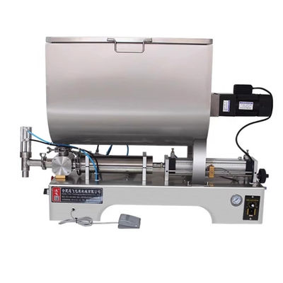 1100*480*800 mm Máquina de enchimento pneumática horizontal para molho de aço inoxidável 304