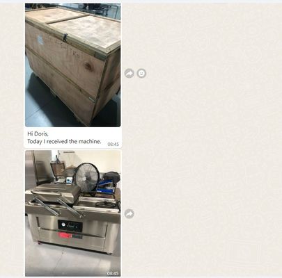 Máquina de vedação de vácuo de alimentos de câmara dupla fácil de operar para bife