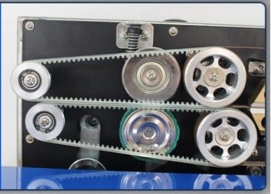 Fecho de fita térmica de sacos de alimentos com impressão horizontal contínua e peso da máquina de 21 kg