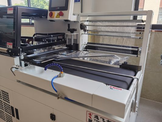 Máquina de embalagem para frutas e produtos hortícolas com compressão térmica ≤ 150 mm