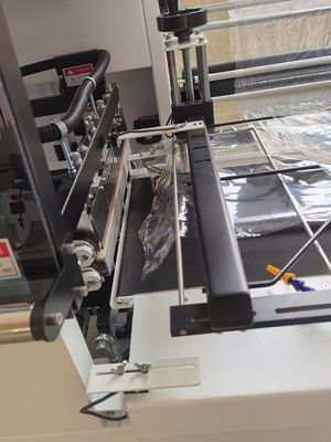 Máquina semiautomática de vedação e corte de barras de película de plástico de 300 kg para mineração de energia