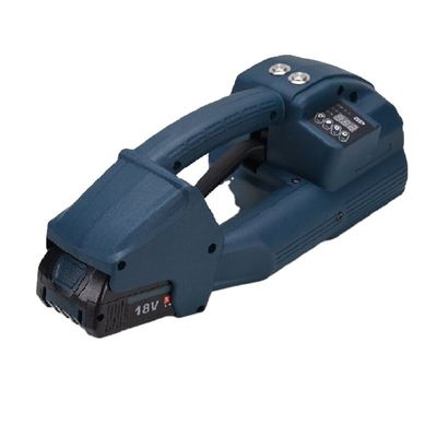 Ferramenta automática de fixação de baterias elétricas para fita PET PP de largura de fita de 13-16 mm