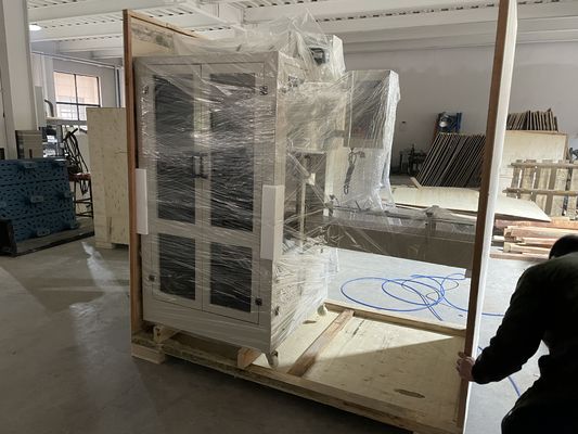 Máquina de enrolar garrafas de água mineral com material POF/PVC/PP/PE e filme PE