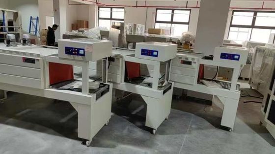 Máquina de enrolar garrafas de água mineral com material POF/PVC/PP/PE e filme PE