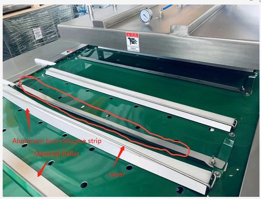 Secador a vácuo de rolamento contínuo automático industrial para máquina de embalagem de sacos de plástico