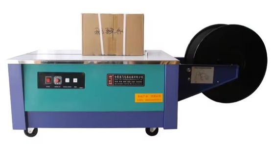 Máquina de fixação de filamentos semiautomática para paletes YF90-1 de plataforma baixa
