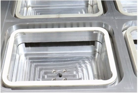 Máquina de embalagem a vácuo de material de embalagem de plástico para vedação de bandejas de atmosfera modificada