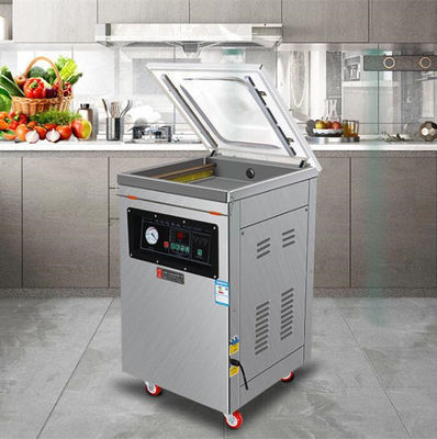 Máquina de embalagem a vácuo semiautomática DZ-500 de aço inoxidável para manter os alimentos frescos