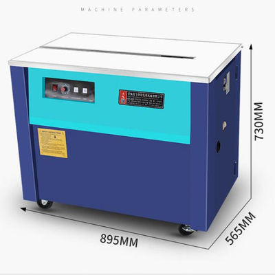 Máquina semiautomática de amarração de PP para embalagem de caixas de cartão YF90-1 Modelo de plataforma baixa