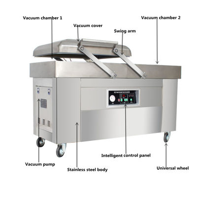 900W Motor Power Peixe Vegetal Máquina de Embalagem Automática de vácuo para Requisitos