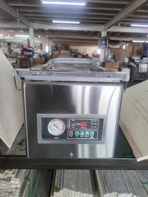 Máquina de embalagem a vácuo de tamanho de tira de vedação de 260x10 mm para pequenos alimentos camarão carne peixe
