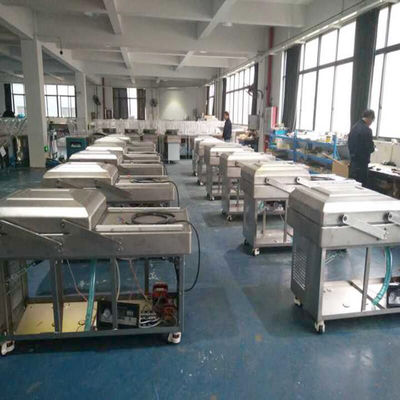 DZ-500/2S Secador de vácuo automático de câmara plana dupla para embalagens comerciais a vácuo