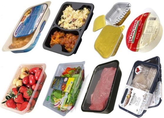 Versátil 380V / 50HZ Automático de vácuo de gás de lavagem de vedação para salada de vegetais tabuleiro mapa