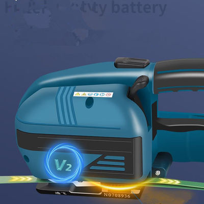 Máquina de envolvimento de cintos de plástico e ferramentas elétricas de fixação V2 para obras de construção