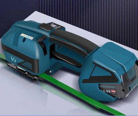 V2 Máquina elétrica de enrolar de bateria recarregável para embalagem de cartão semiautomática
