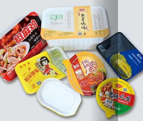 Fecho de bandeja de alimentos a vácuo com motor elétrico e certificado CE para a conservação de alimentos e bebidas