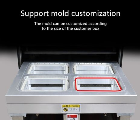 YFT-1 Máquina de embalagem de atmosfera modificada a vácuo Máquina de vedação de bandeja com enchimento de gás