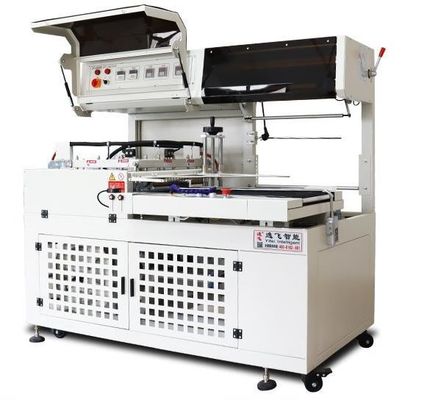 Semi-automático 450L selando cortar encolher embalagens de plástico seladores para embalagens