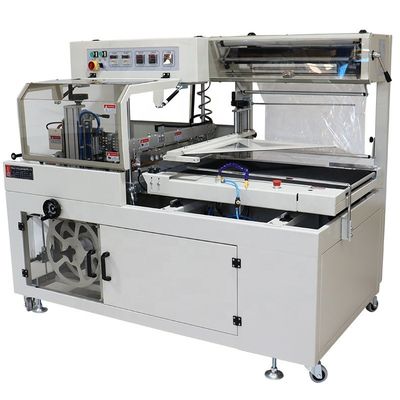 Máquina de embalagem de filmagem de 55 cm de largura máxima com vedação de barra L e função automática