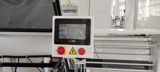 Máquina de envolvimento de plástico L-Sealer de 55 cm de largura máxima de filme para embalagens de embalagem de embalagem de caixa