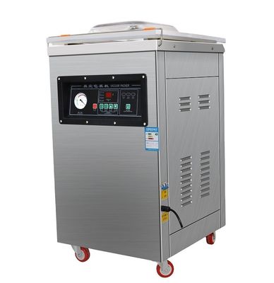 Máquina de vedação a vácuo de câmara única para embalagens de camarão seco e salmão fumado