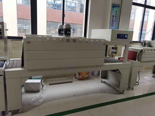 Máquina de embalagem de garrafas de água para bandejas e caixas, semiautomática, a motor elétrico