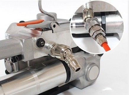 0.5-1.5 mm Largura da Faixa Máquina de Fixação de Aço A19 Acionada Pneumaticamente para Embalagens