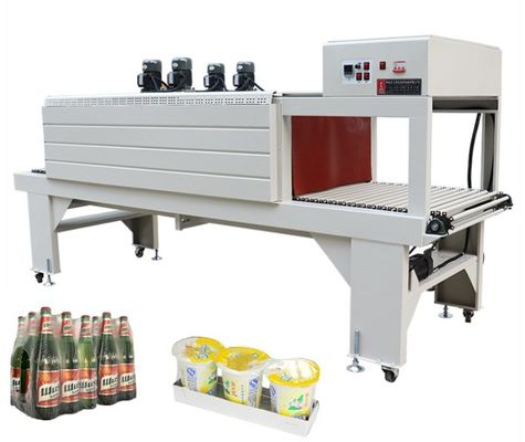 Máquina de embalagem de tubulação de aquecimento por película de PE aplicável para embalagens de garrafas de água para animais de estimação